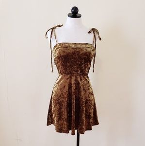 1990s Velvet Mini Dress